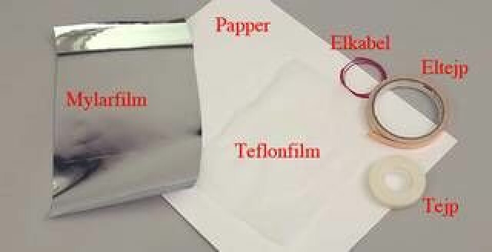 Det här är vad som behövs för att bygga pappersgeneratorn. Foto: Disney Research