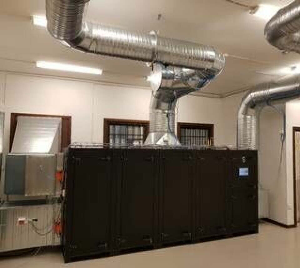 I Västerås har Sally R installerat ett komplett luftbehandlingsaggregat som är egenutvecklat. Foto: Sally R