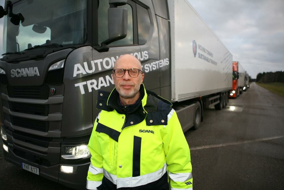 Gunnar Tornmalm, Chef för förutvecklingen av autonoma trasportsystem. Gunnar Tornmalm, Chef för förutvecklingen av autonoma trasportsystem.