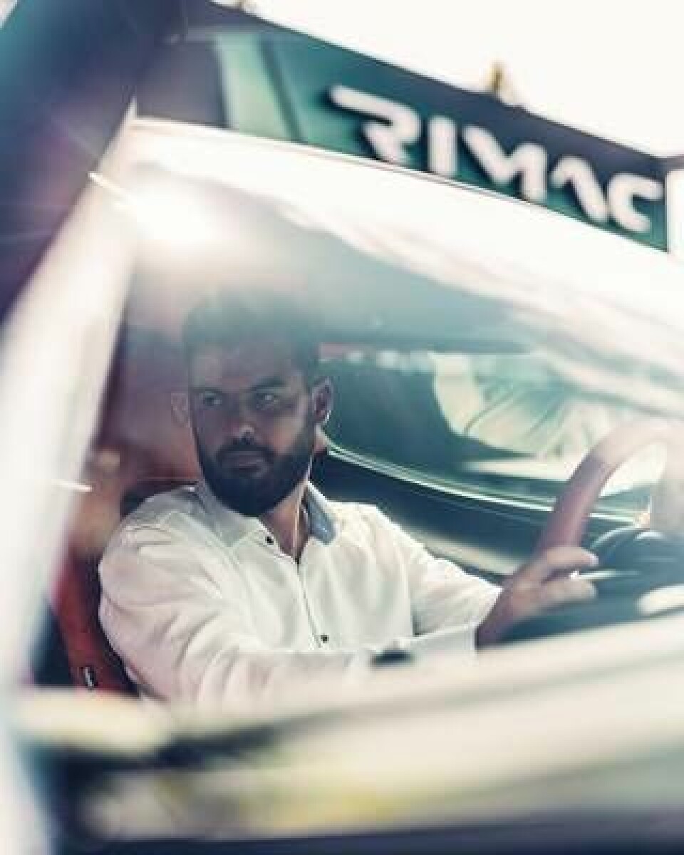 Mate Rimac, grundare av det helt elektriska supersportbilmärket Rimac. Foto: Rimac Automobili