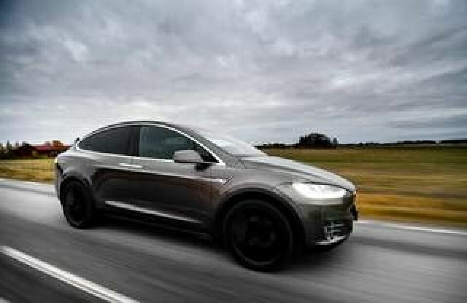 Tesla Model X. Foto: Pontus Lundahl/TT