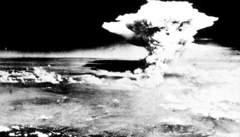 Atombomben över Hiroshima, 6 augusti 1945. Foto: Granger/REX