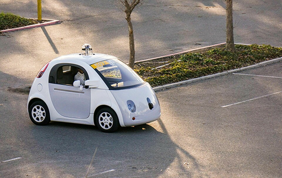 Googles självkörande bil. Foto: Alamy