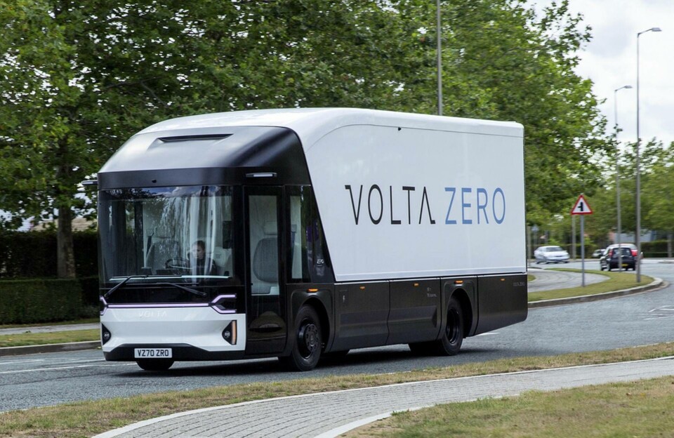 Den helelektriska Volta Zero har en räckvidd på 15-20 mil per laddning. Pressbild. Foto: Volta Trucks Den helelektriska Volta Zero har en räckvidd på 15-20 mil per laddning. Pressbild. Foto: Volta Trucks