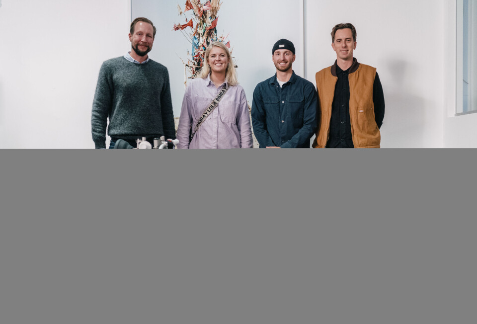 Christian Lundgren, Klara Edhag, Albin Jonsson och Oskar Milke från Cake modellen Ösa. Foto: Tobias Ohls Christian Lundgren, Klara Edhag, Albin Jonsson och Oskar Milke från Cake modellen Ösa. Foto: Tobias Ohls