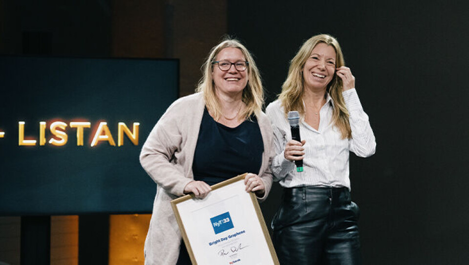 Anna Carlsson och Malin Alpsten, Bright Day Graphene. Foto: Tobias Ohls Anna Carlsson och Malin Alpsten, Bright Day Graphene. Foto: Tobias Ohls