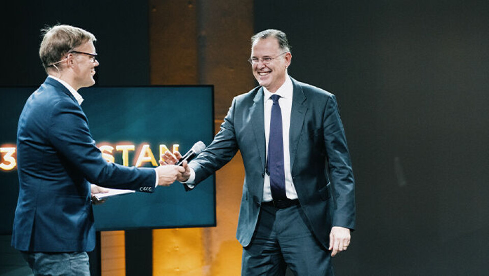 Per Danielson, Ny Teknik, och Anders Borg. Foto: Tobias Ohls Per Danielson, Ny Teknik, och Anders Borg. Foto: Tobias Ohls