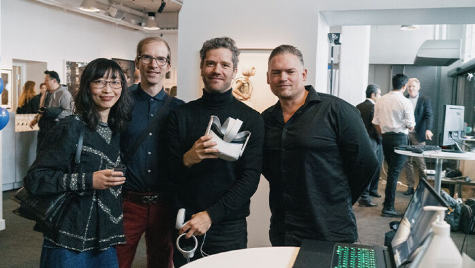 Dan Song, Kai Hübner, Gunnlaugur Egilsson och Thomas Bailey, Gleechi. Foto: Tobias Ohls Dan Song, Kai Hübner, Gunnlaugur Egilsson och Thomas Bailey, Gleechi. Foto: Tobias Ohls