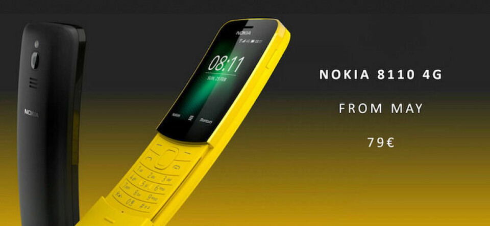 Nya Nokia 8110 Foto: Nokia