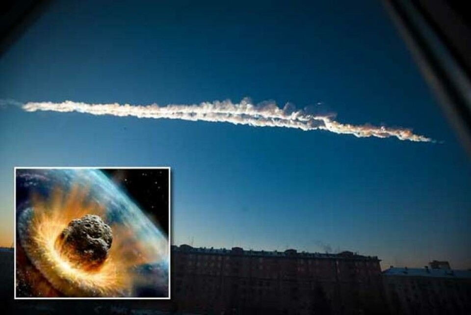 Om meteoriten som exploderade över Ryssland 2013 slagit ner i marken hade det kunnat döda flera hundra tusen människor. Foto: TT Bild och Nasa Om meteoriten som exploderade över Ryssland 2013 slagit ner i marken hade det kunnat döda flera hundra tusen människor. Foto: TT Bild och Nasa