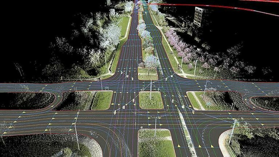 Smarta kartan låter bilar prata med varandra