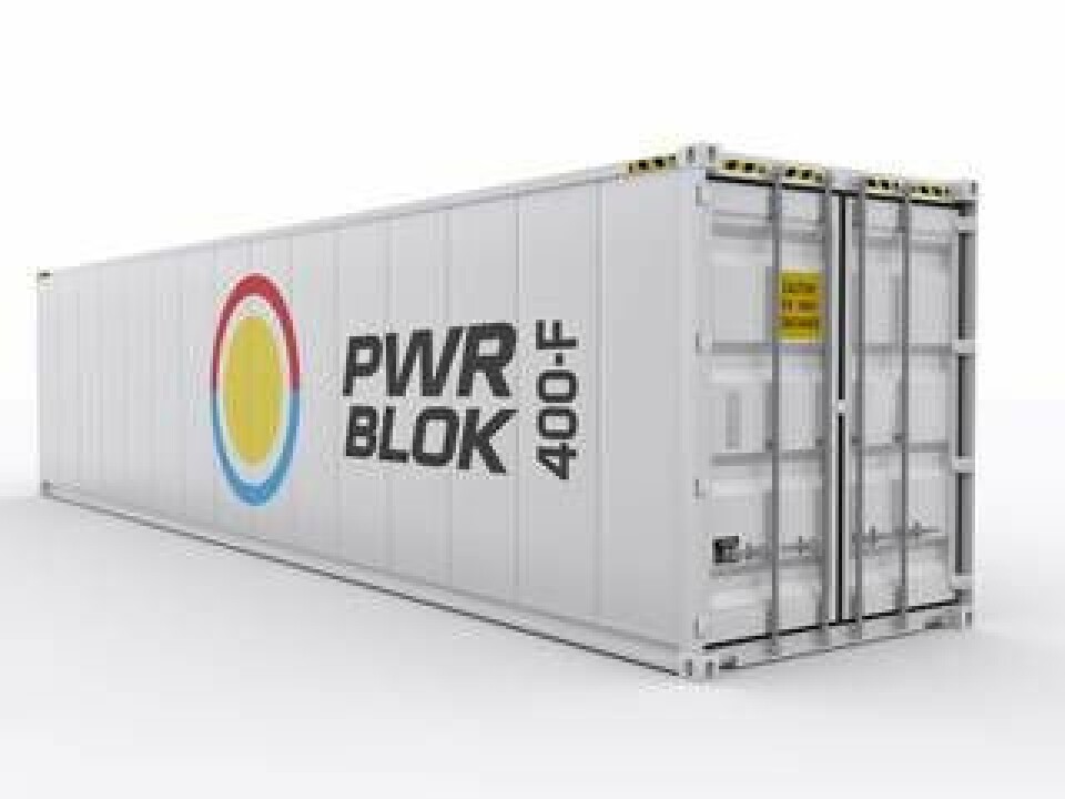 Pwr Blok använder använder stirlingmotorn för att utvinna energi ur rest- och fackelgaser från industrin. Foto: Press