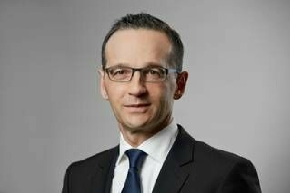 Heiko Maas, justitie- och konsumentskyddsminister i Tyskland. Foto: Frank Nürnberger