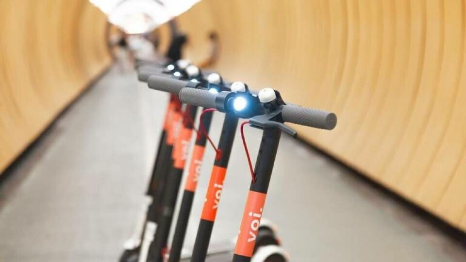 Snart kan dagarna vara räknade för Voi Technologys elscootrar. Detta efter att upprörda stockholmare har klagat. Foto: Voi Technology Snart kan dagarna vara räknade för Voi Technologys elscootrar. Detta efter att upprörda stockholmare har klagat. Foto: Voi Technology