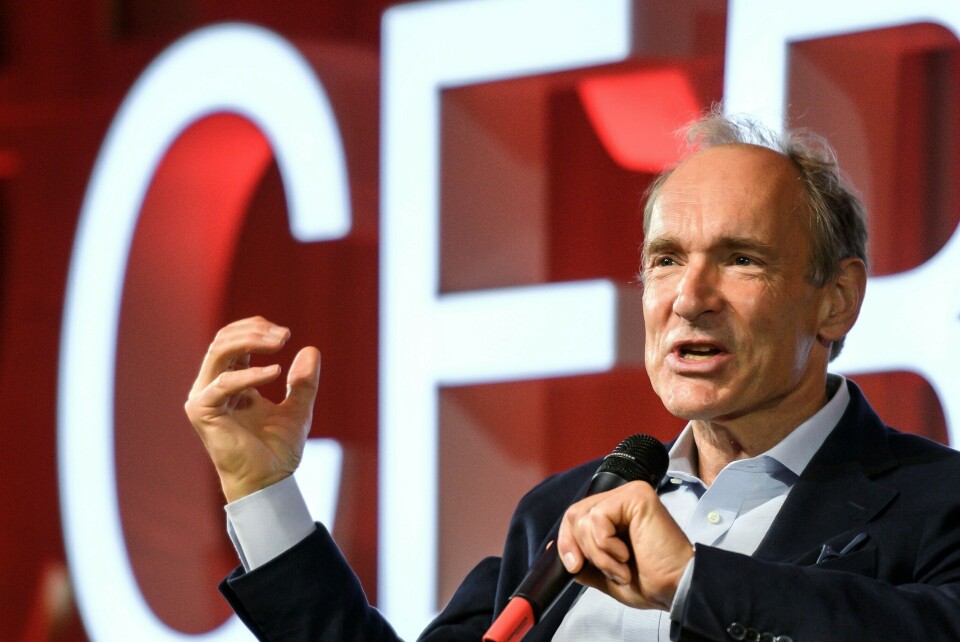 Tim Berners-Lee. Foto: TT Tim Berners-Lee. Foto: TT