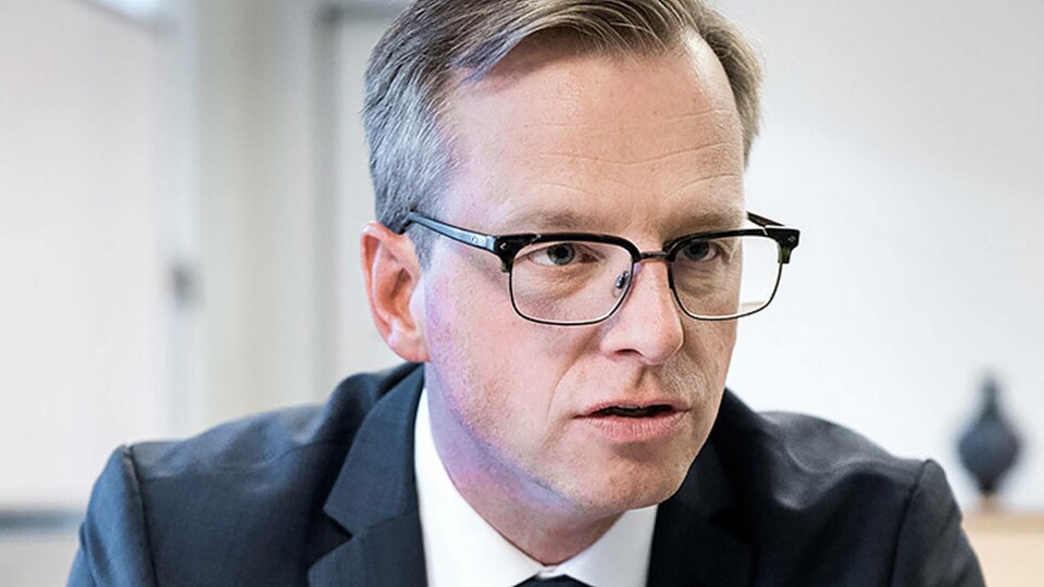 Näringsminister Mikael Damberg (S). Foto: TT Näringsminister Mikael Damberg (S). Foto: TT