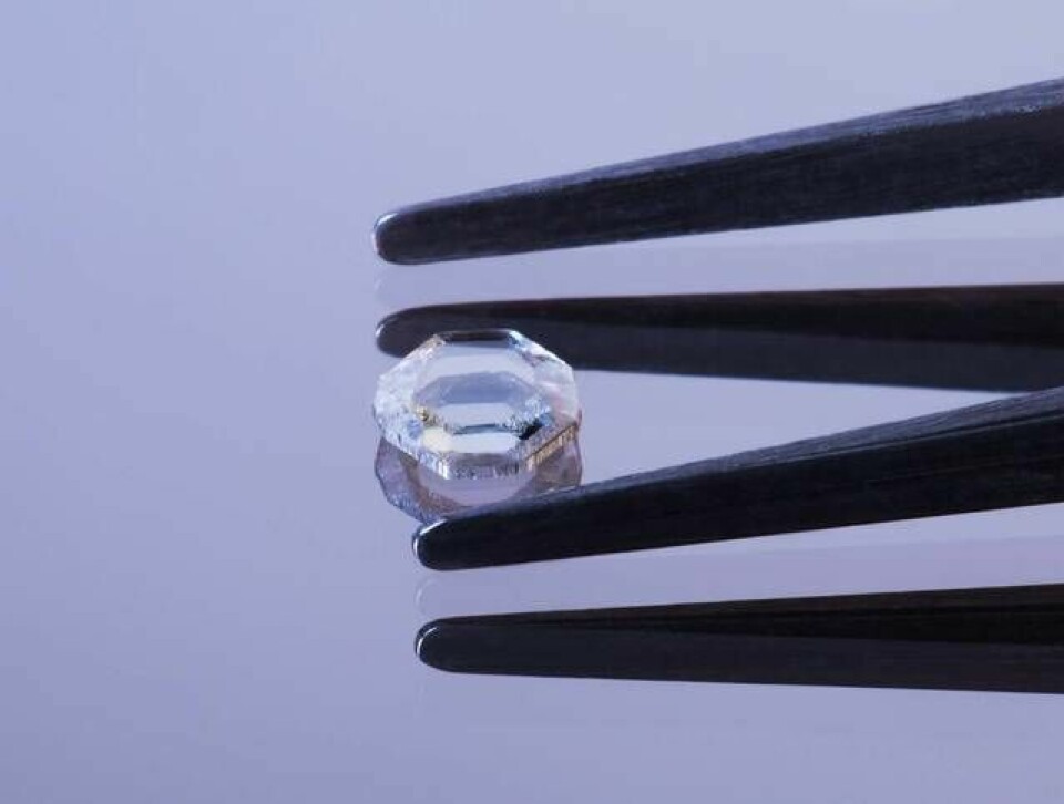Enligt forskarna på Fraunhoferinstitutet i Freiburg, kan de nu göra diamanter som är mycket renare än de som går att hitta i juvelerarbutiker. Foto: Fraunhofer IAF