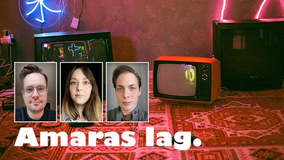Trion bakom Ny Tekniks nya podcast ”Amaras lag”, från vänster: Viktor Krylmark, Ania Obminska och Simon Campanello. Foto: Unsplash Trion bakom Ny Tekniks nya podcast ”Amaras lag”, från vänster: Viktor Krylmark, Ania Obminska och Simon Campanello. Foto: Unsplash