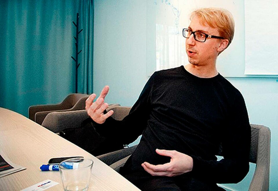 Emil Eifrén, 34, på Neo Technology sprider grafdatabasens evangelium. ”För att kunna felsöka ett telenät behöver du en modell över hela nätverket, en perfekt uppgift för en grafdatabas. Samma sak gäller all annan it-infrastruktur”, säger han. Foto: Jörgen Appelgren Emil Eifrén, 34, på Neo Technology sprider grafdatabasens evangelium. ”För att kunna felsöka ett telenät behöver du en modell över hela nätverket, en perfekt uppgift för en grafdatabas. Samma sak gäller all annan it-infrastruktur”, säger han. Foto: Jörgen Appelgren