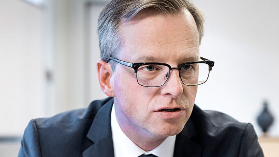 Näringsminister Mikael Damberg (S). Foto: TT Näringsminister Mikael Damberg (S). Foto: TT