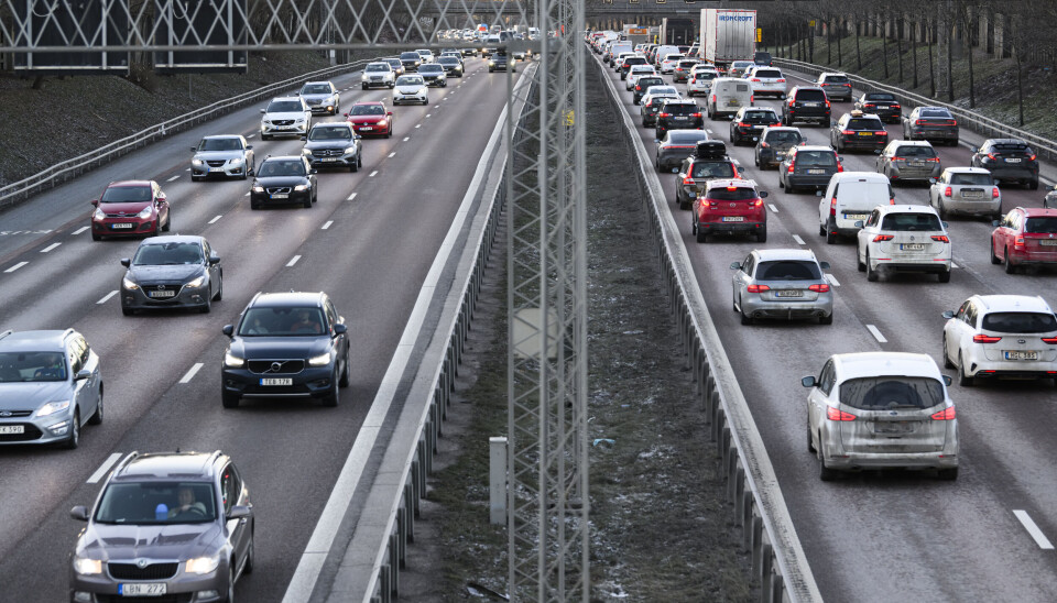 Utsläppen från inrikes transporter har minskat mer än väntat. Arkivbild. Utsläppen från inrikes transporter har minskat mer än väntat. Arkivbild.