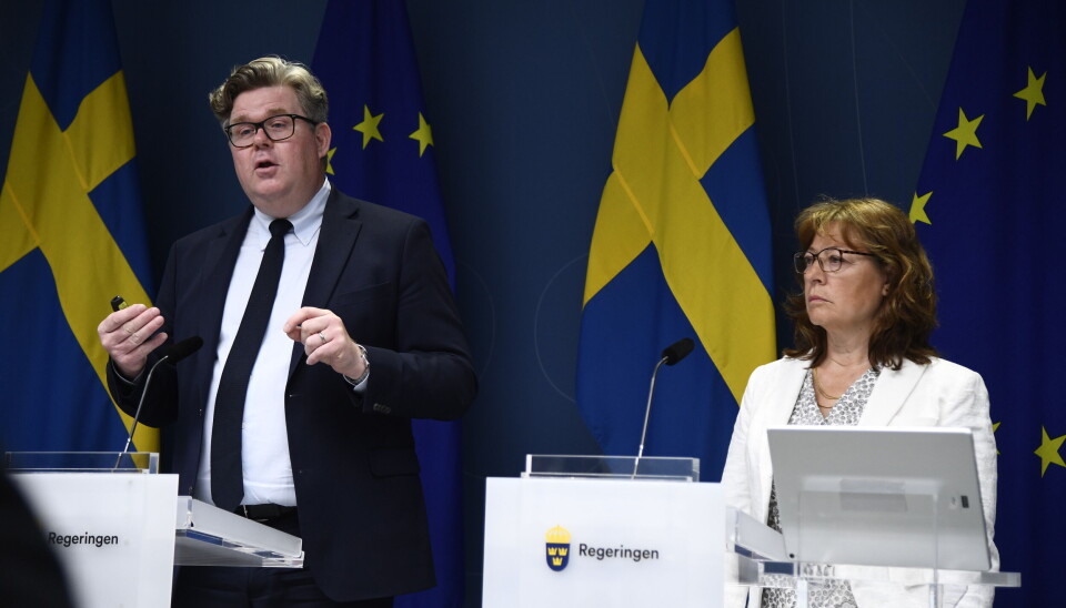 Justitieminister Gunnar Strömmer (M) och åklagaren Lise Tamm, som efter sommaren blir regeringens utredare. Justitieminister Gunnar Strömmer (M) och åklagaren Lise Tamm, som efter sommaren blir regeringens utredare.