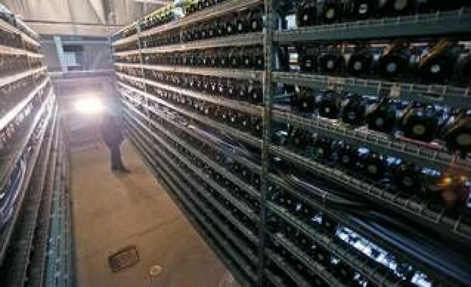 Ett datacenter i Virginia där hundratals bitcoingrävare kopplats upp mot nätverket. Foto: Steve Helber