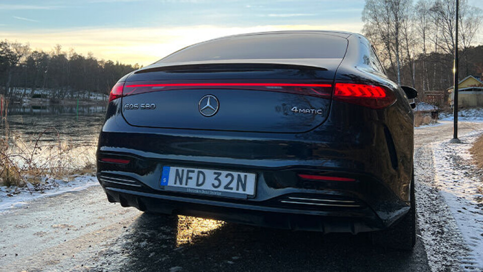 Mercedes EQS 580. Foto: Felix Björklund Mercedes EQS 580. Foto: Felix Björklund