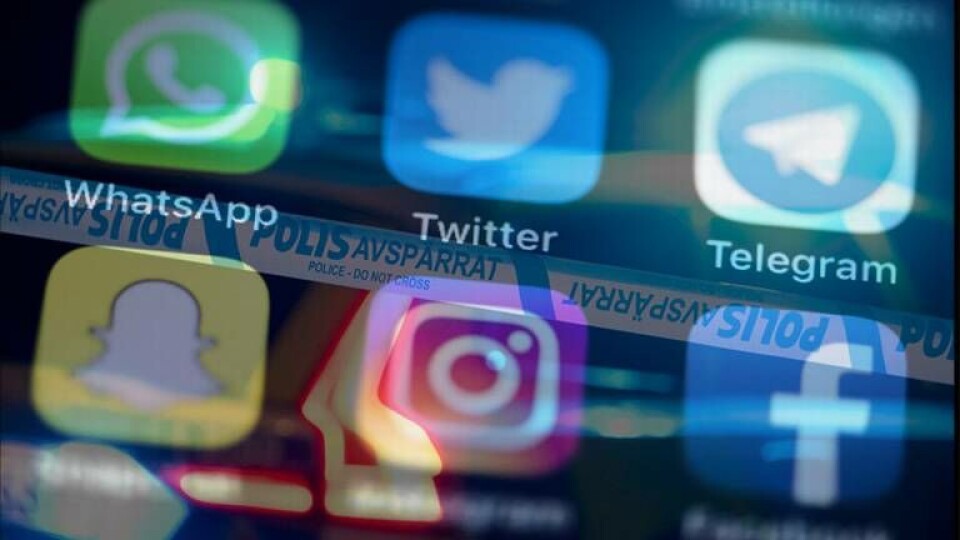 Konversationer i appar som Telegram och Whatsapp är krypterade och svåra för polisen att komma åt. Nu kan det ändras. (Bilden är ett montage) Foto: Silas Stein/AP/TT, Johan Nilsson/TT Konversationer i appar som Telegram och Whatsapp är krypterade och svåra för polisen att komma åt. Nu kan det ändras. (Bilden är ett montage) Foto: Silas Stein/AP/TT, Johan Nilsson/TT