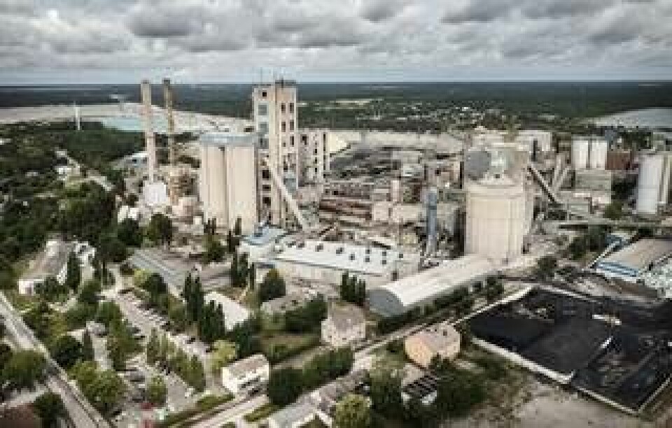 Cementas fabrik i Slite på Gotland. Arkivbild Foto: Karl Melander/TT