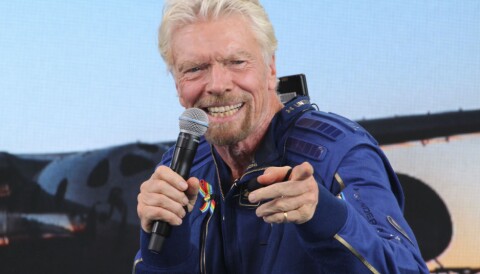 Richard Branson kan jubla. Arkivbild. Richard Branson kan jubla. Arkivbild.