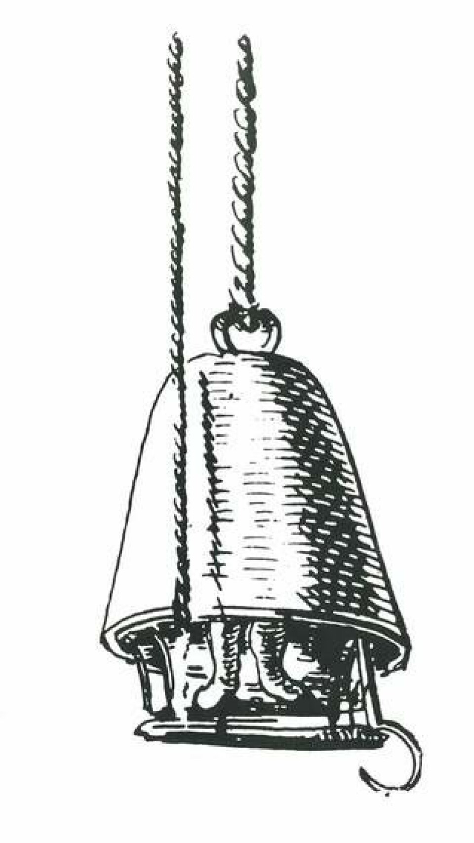 Flera misslyckade bärgningsförsök utfördes efter förlisningen den 10 augusti 1628. De flesta av Vasas kanoner bärgas fram till år 1665, efter introduktionen av en ny uppfinning: dykarklockan. Teckningen av en 1600-talsdykarklocka är gjord av italienaren Francesco Negri på 1660-talet, efter ett besök i Stockholm då han såg bärgningen av Vasas kanoner som pågick. Foto: FRANCESCO NEGRI