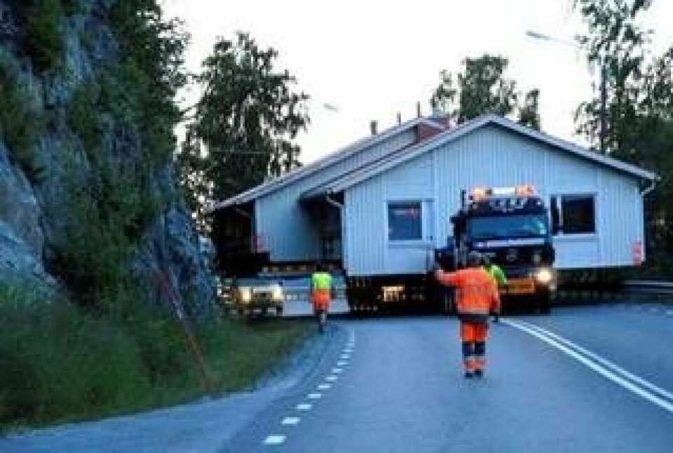 Vårdhemmet i Bollstabruk flyttas för att ge plats åt järnvägen. Foto: Trafikverket