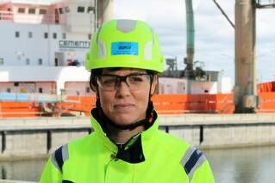 Karin Comstedt Webb, hållbarhetschef på Cementa. Foto: Cementa