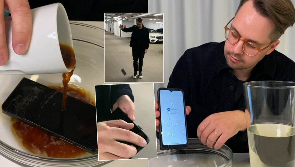 Motorola Defy är en stryktålig mobil. Men hur mycket pallar den? Ny Teknik har undersökt saken. Motorola Defy är en stryktålig mobil. Men hur mycket pallar den? Ny Teknik har undersökt saken.