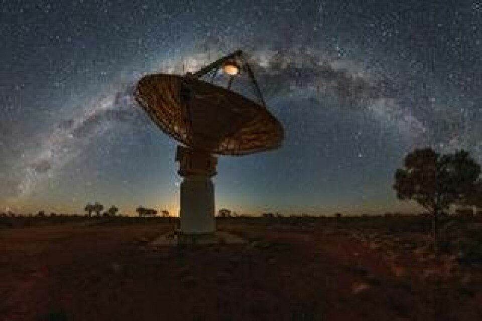 Observationerna gjordes med ASKAP-teleskopet. Foto: CSIRO
