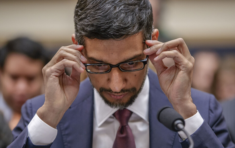 Sundar Pichai, Googles vd sedan 2015. Foto: J. Scott Applewhite/AP/TT Sundar Pichai, Googles vd sedan 2015. Foto: J. Scott Applewhite/AP/TT