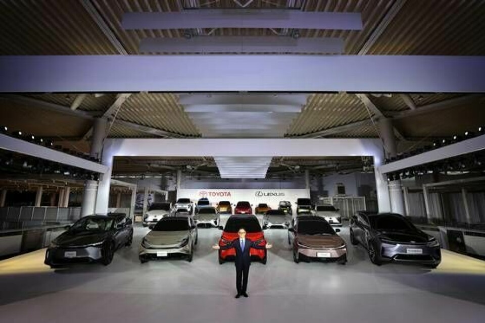 Toyota visar upp 15 nya bilar. Foto: Noriaki Mutsuhashi/N-Rak Photo Agency