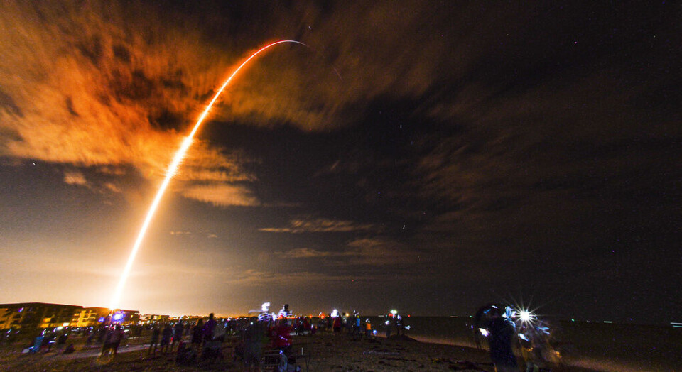 En uppskjutning av Space X Falcon 9-raket med rymdkapseln Dragon i november 2020. Foto: Malcolm Denemark/AP/TT En uppskjutning av Space X Falcon 9-raket med rymdkapseln Dragon i november 2020. Foto: Malcolm Denemark/AP/TT