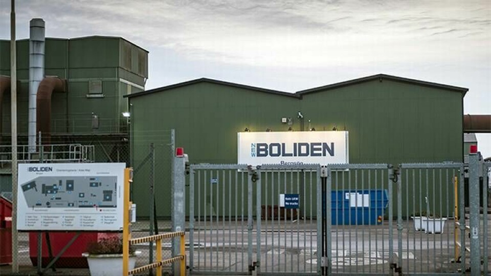 Boliden Bergsöe i Landskrona som återvinner uttjänta blybatterier. Foto: News Oresund