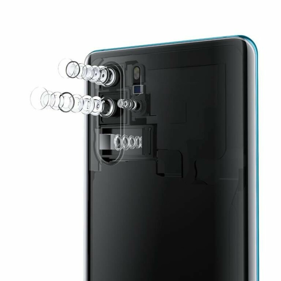 Kamerasystemet hos Huawei P30 Pro består av Sony-sensorer. Foto: Press
