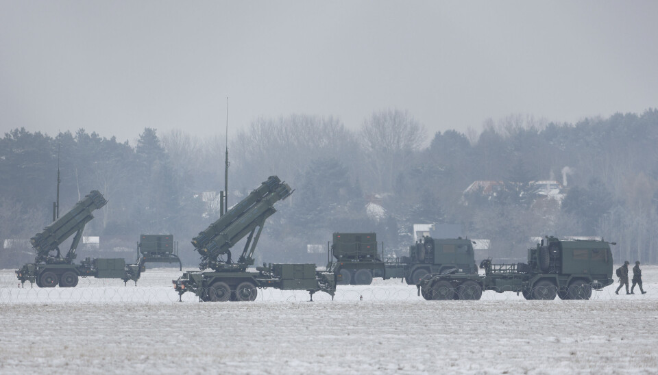 Ett Patriotsystem i Polen. Arkivbild. Ett Patriotsystem i Polen. Arkivbild.