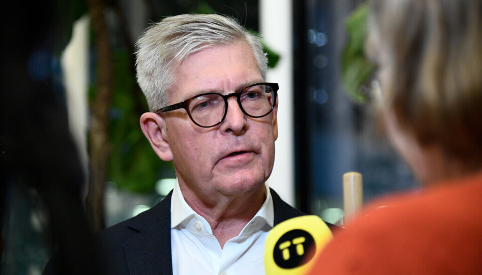 Telekomtillverkaren Ericsson, med vd Börje Ekholm, presenterar delårsrapport för årets andra kvartal. Arkivbild Telekomtillverkaren Ericsson, med vd Börje Ekholm, presenterar delårsrapport för årets andra kvartal. Arkivbild