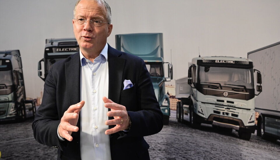 AB Volvos vd Martin Lundstedt. AB Volvos vd Martin Lundstedt.