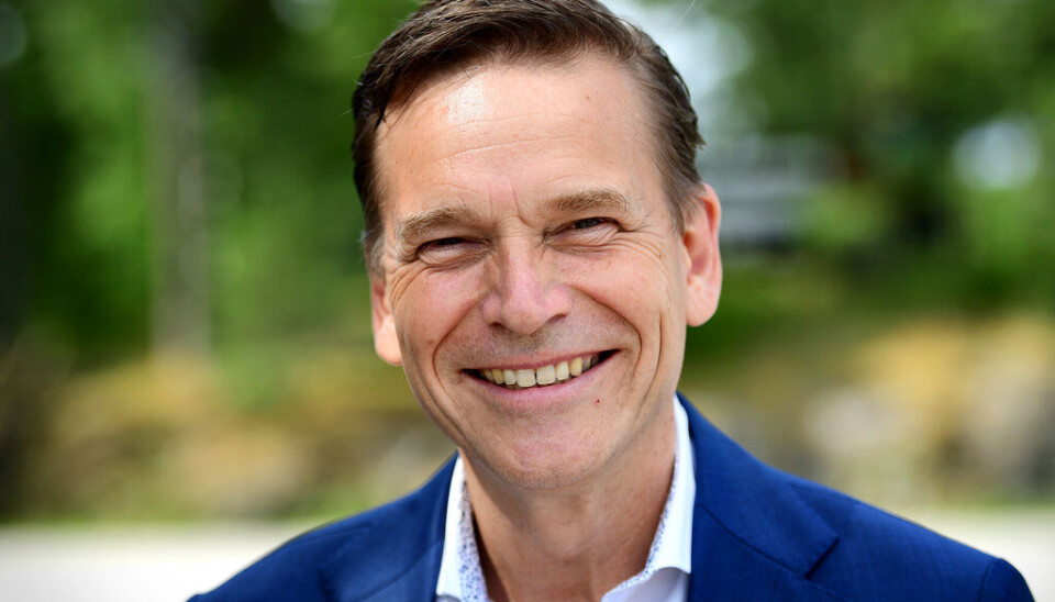 Scanias vd Christian Levin är nöjd efter andra kvartalets delrapport. Arkivbild. Scanias vd Christian Levin är nöjd efter andra kvartalets delrapport. Arkivbild.