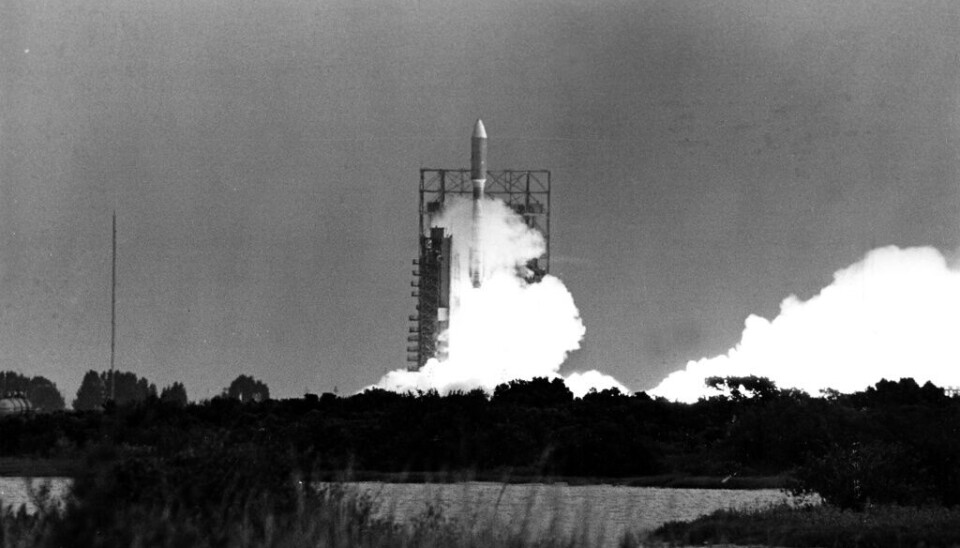 Voyager 2 lyfter från Cape Canaveral i Florida i USA den 20 augusti 1977. Voyager 2 lyfter från Cape Canaveral i Florida i USA den 20 augusti 1977.