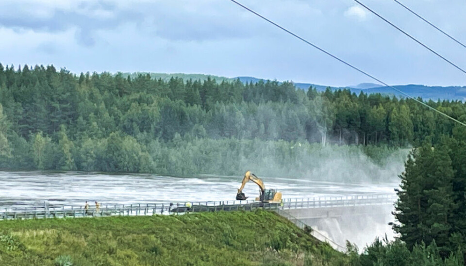 Kraftverk i Norge översvämmas