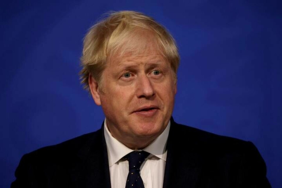 Storbritanniens premiärminister Boris Johnson. Arkivbild. Foto: Dan Kitwood/AP/TT