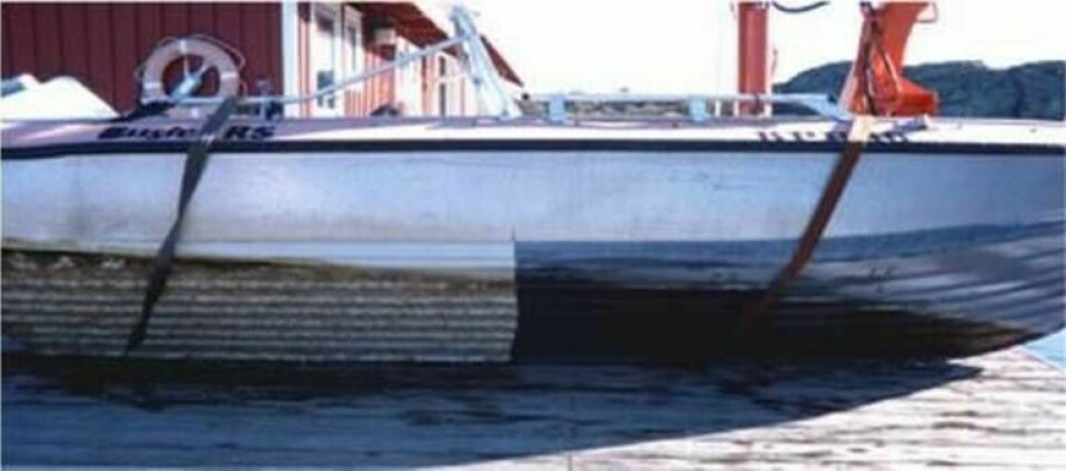 I-Techs katemin-dopade båtbottenfärg håller skrovet fritt från havstulpaner. Foto: I-Tech