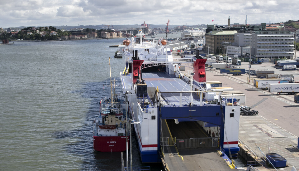 Göteborgs hamn. Arkivbild. Göteborgs hamn. Arkivbild.